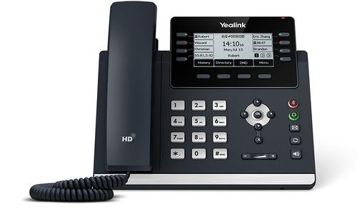 Yealink SIP-T43U - Telefono VoIP con ID chiamante - 3-way capacità di chiamata - SIP, SIP v2 - 12 linee - grigio classico